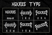 Nekros - Metal Font, a Font by PutraCetol Studio (Thumbnail 8 of 11)