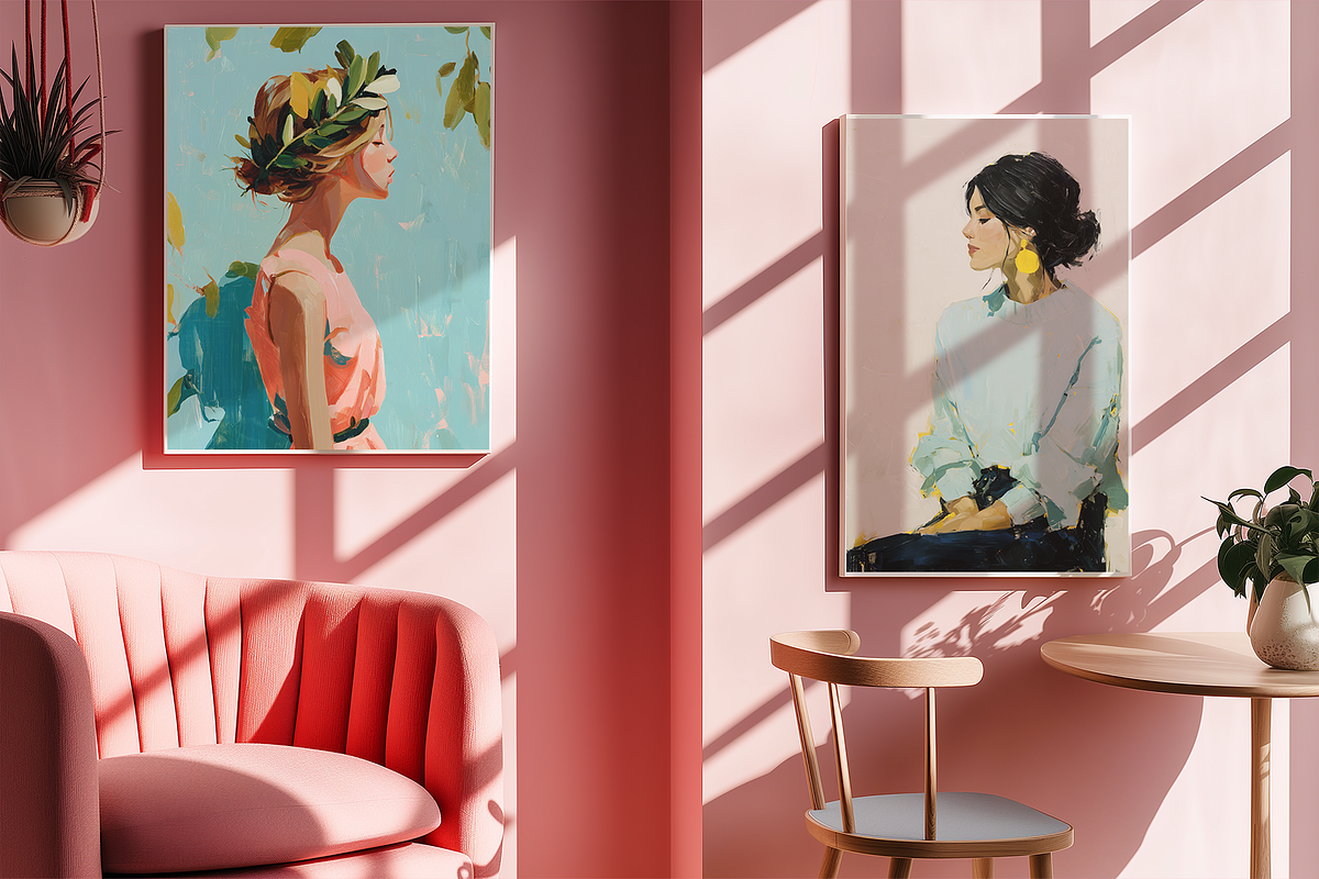 Modern Eclectic Prints Posters, a Background Graphic by JulsIst (Photo 2 of 12)