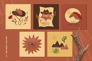 Wild West Clipart Patterns