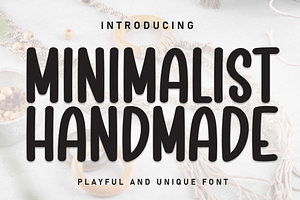 Minimalist Handmade Script Font