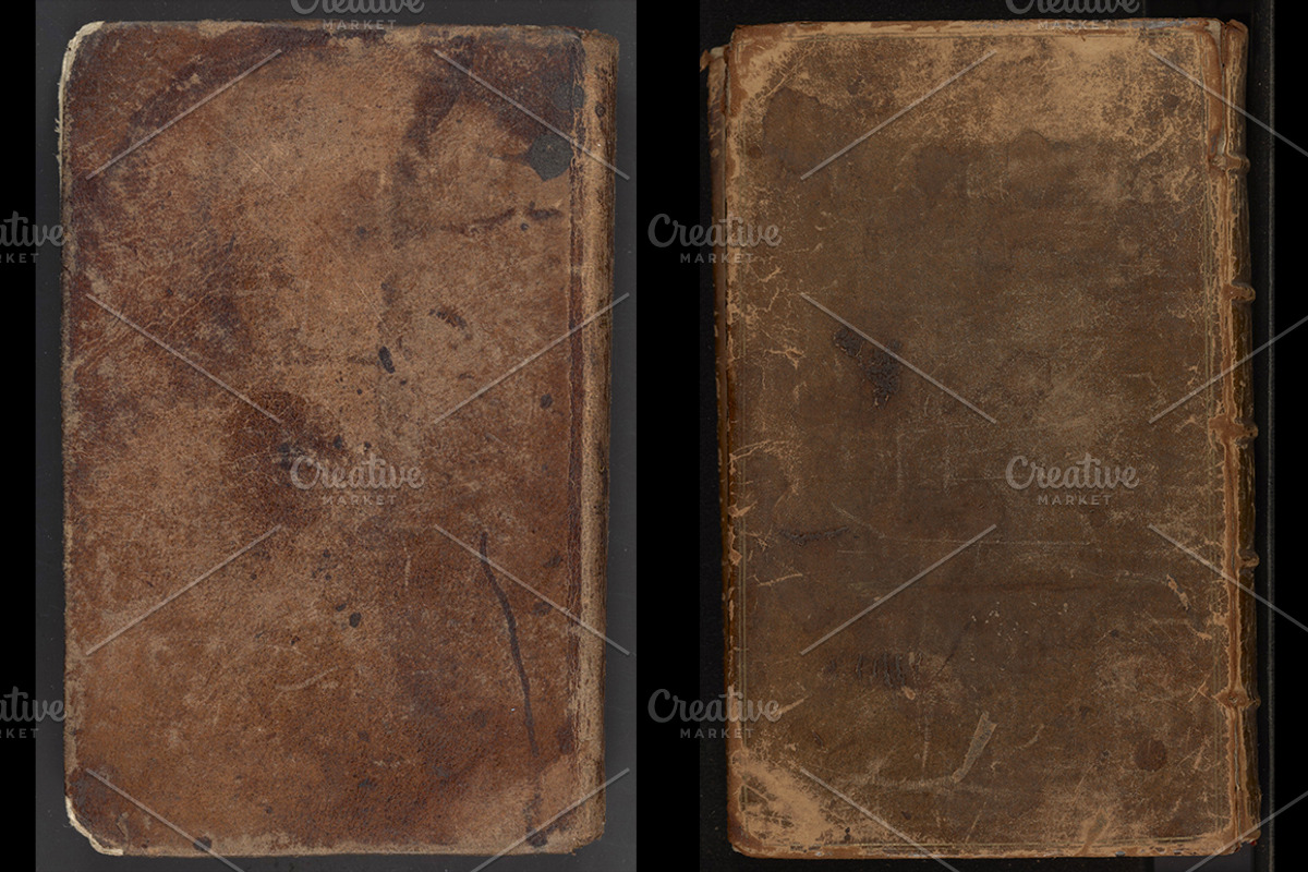 Distressed Antique Book Cover Textur, a Texture Graphic by Blue Line Design