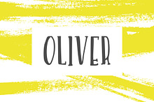 Oliver- HandDrawn Font