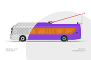 Trolleybus Mockup Set, a Product Mockup by Country4k (Thumbnail 2 of 4)