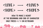 Happy Valentine, a Handwritten Font by Mozatype (Thumbnail 4 of 7)