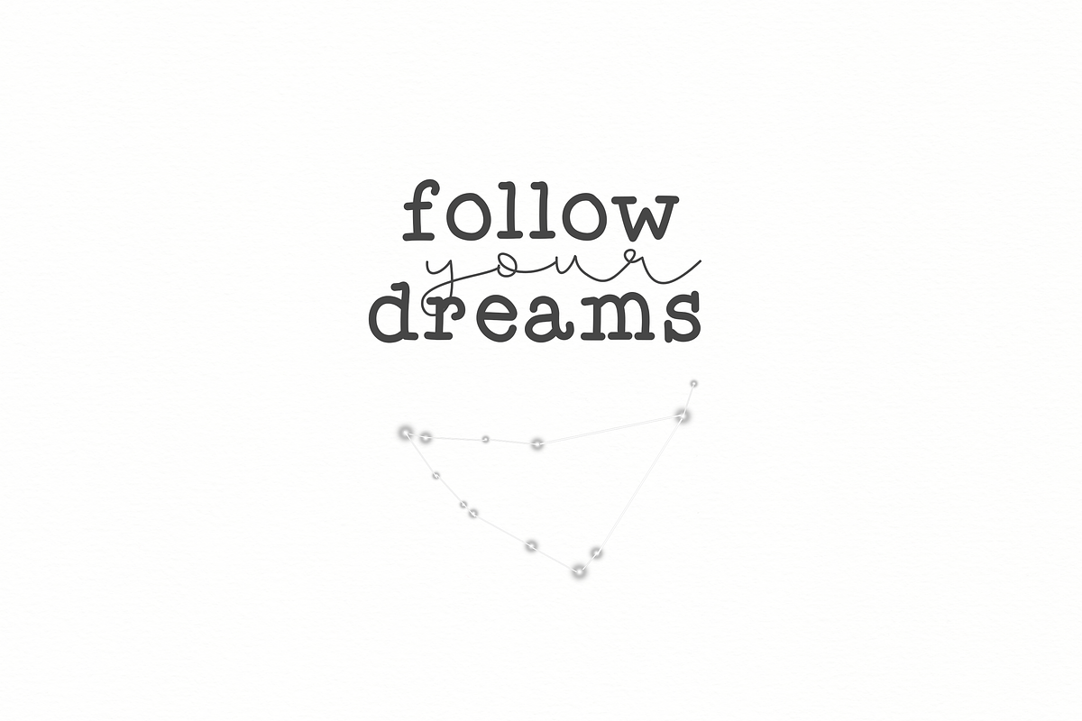 Effortless - Typewriter Font preview 6