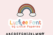 Lychee Font by Little Paperies, a Script Font by Little Paperies (Thumbnail 2 of 4)