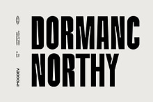 Dormanc Northy - Condensed Font