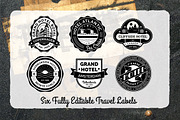 Travel Labels and Badges, a Branding & Logo Template by Wingsart Studio (Thumbnail 2 of 7)