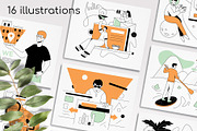 Line Character - Illustrations, a Templates & Theme by Boyko Pictures (Thumbnail 2 of 13)