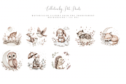 Forest Clipart Set, a Decorative Illustration by Pati Paints (Thumbnail 2 of 10)