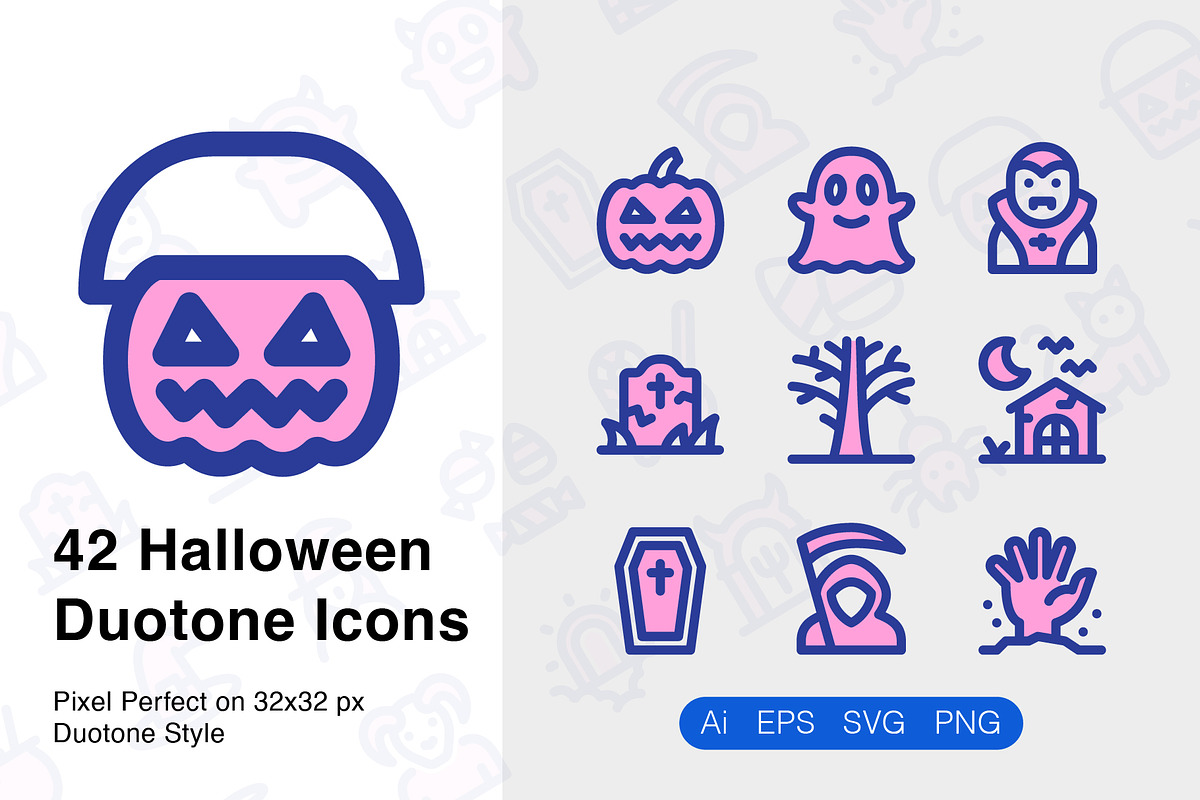 Halloween Duotone Icons, a Duotone Icon by Ayub_Irawan (Photo 1 of 2)
