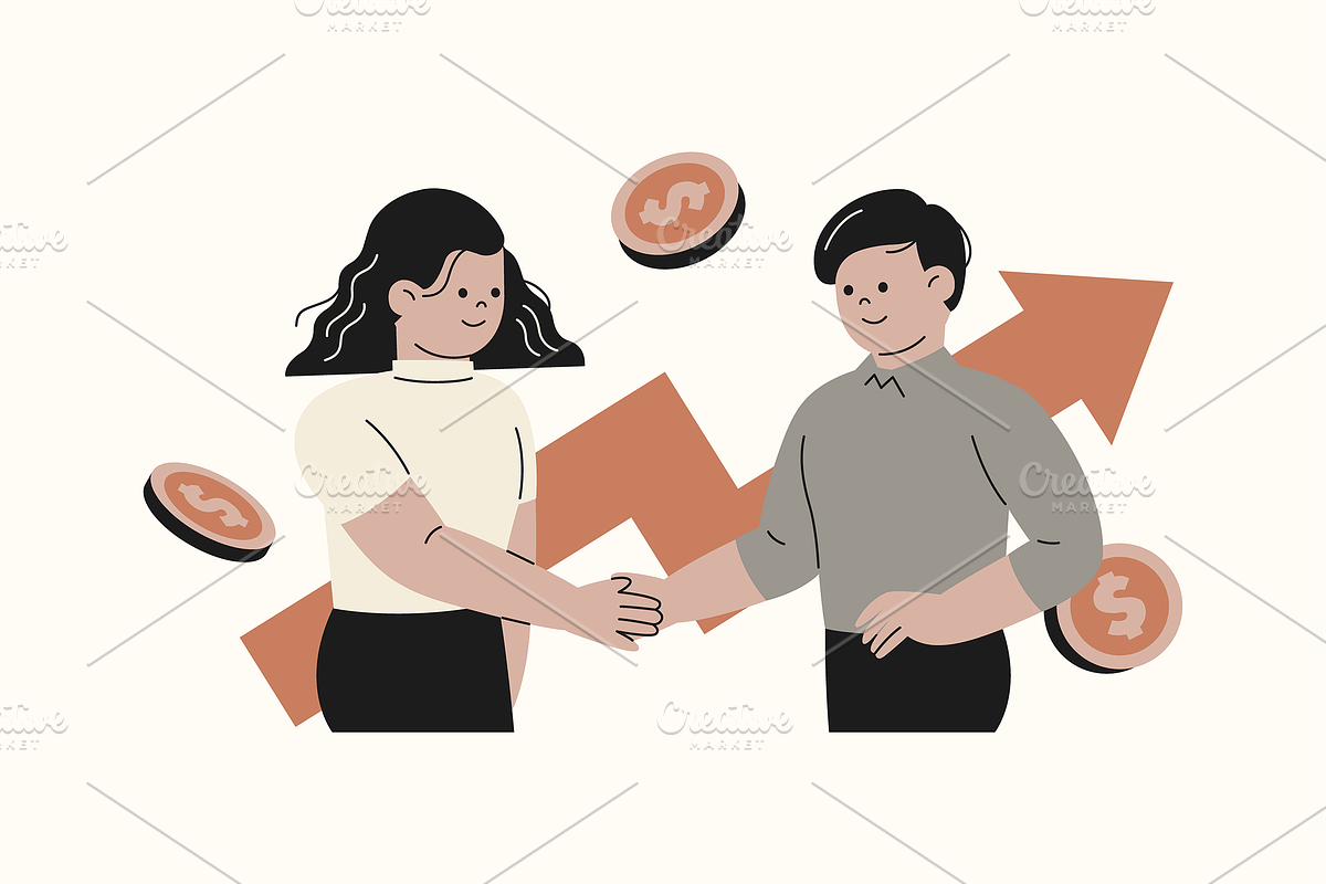 Early Retirement Illustration, an Object Graphic by Jump Studio (Photo 12 of 13)