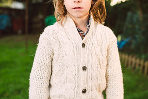 Blonde boy portrait