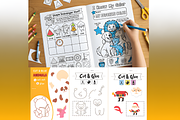 Preschool Learning Worksheets Bundle, a Decorative Illustration by Coco Bloom (Thumbnail 4 of 6)