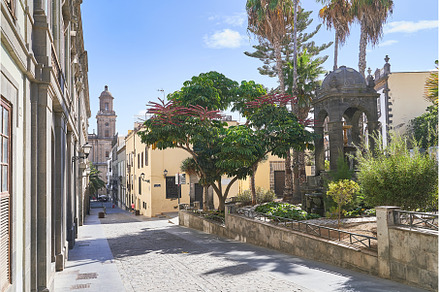 Plaza del Espiritu Santo with a, an Architecture Photo by Oleksandr Berezko