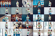 25 T-Shirts Mock-Up (Part 3), a Shirt Mockup by Freeman Studio (Thumbnail 3 of 32)