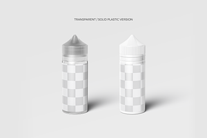 All Sizes Vape Dropper Bottle MockUp