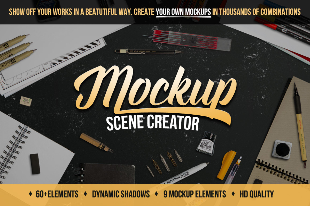 Mockup Scene Creator 12% OFF, a Books & Magazine Mockup by AwesomeMockups (Photo 1 of 4)