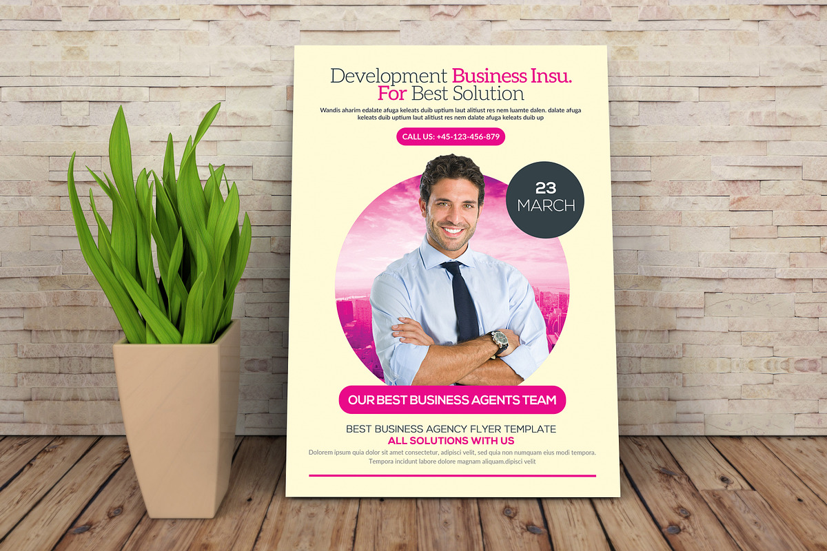 Business Agent Flyer, a Flyer Template by Graphic Templates (Photo 3 of 4)