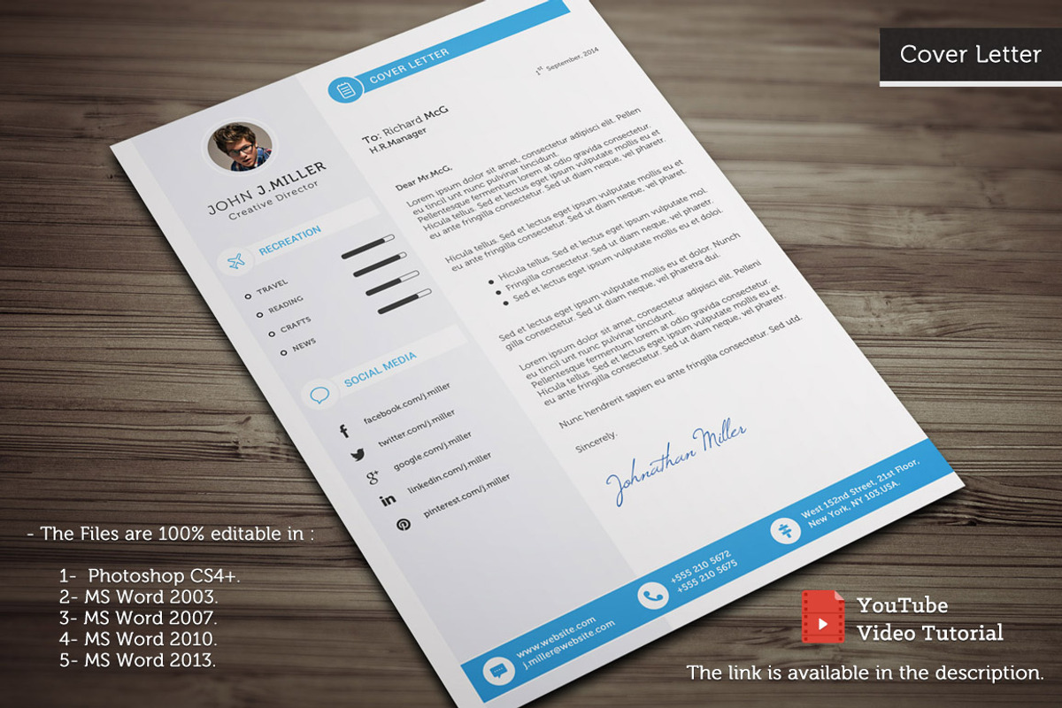 Clean CV Resume, a Resume Template by CodePower (Photo 3 of 5)