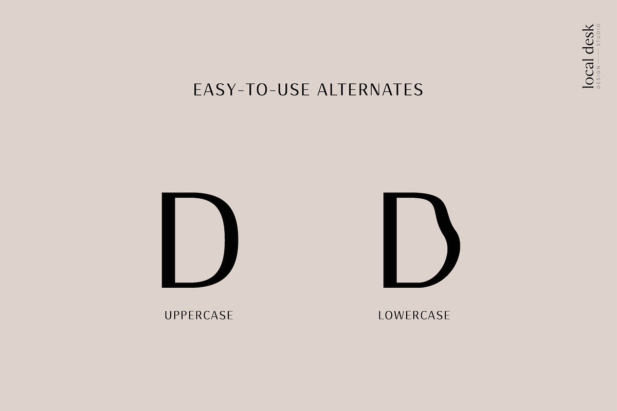Olga Sans – Chic, Unique, Modern, a Sans Serif Font by Local Desk Designstudio (Photo 6 of 16)