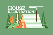 House Illustration Pack, a Graphic by Wilsonkjc (Thumbnail 1 of 5)