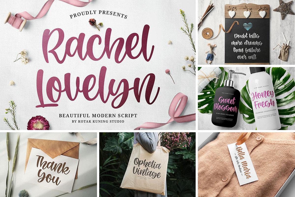 SALE Modern Script Font Bundle preview 2