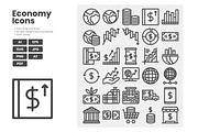 Economy Icons Pack, an Outline Icon by erifqizeicon (Thumbnail 2 of 3)