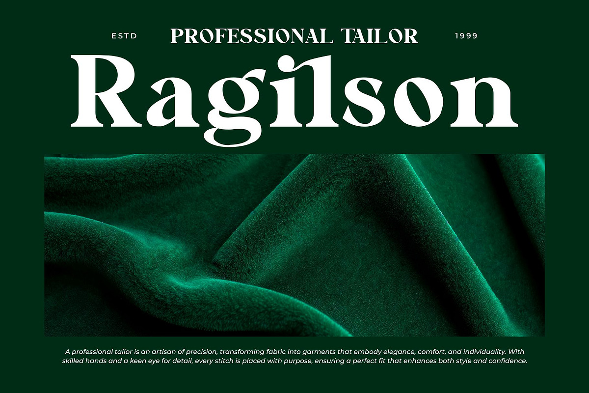 Qaniga || Modern Classy Serif Font, a Serif Font by Ermedia Studio (Photo 8 of 10)