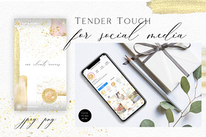 Tender Touch Abstract Florals