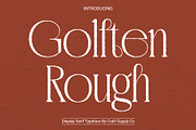 Golften rough, a Serif Font by Craft Supply Co. (Thumbnail 1 of 8)