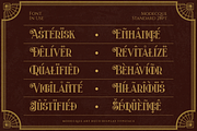 Modecque, a Font by ilhamtaro (Thumbnail 3 of 10)