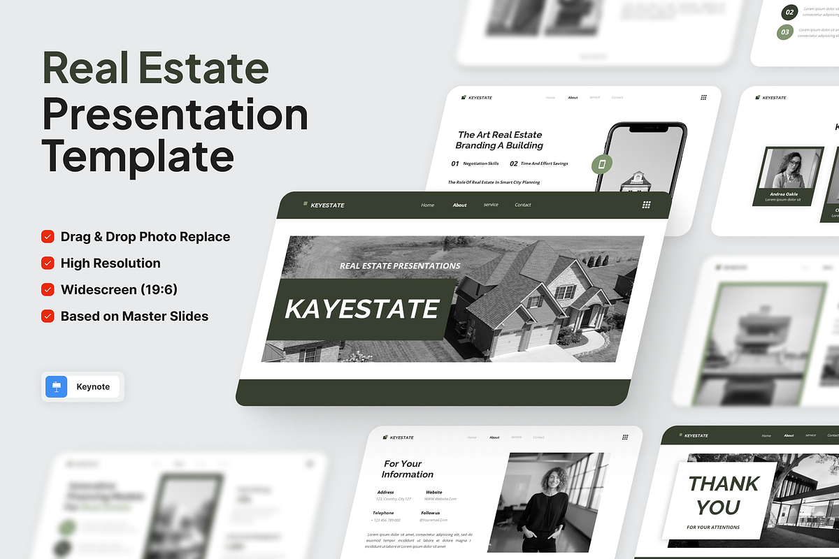 Keyestate - Real Estate Keynote, a Presentation Template by SquidPixey (Photo 1 of 6)