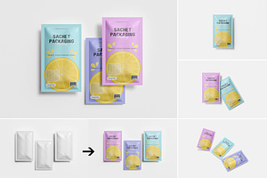 Sachet Packaging Mockup