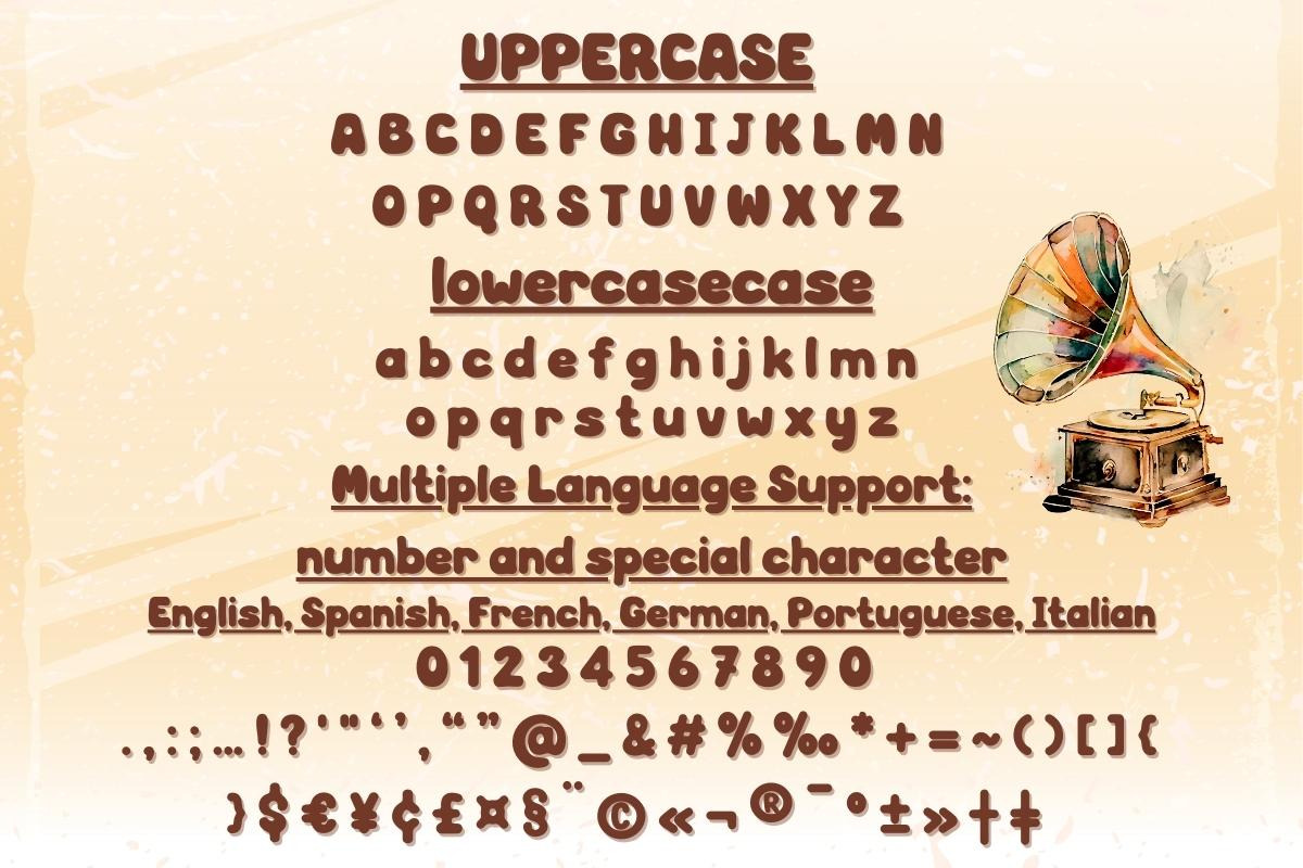 80s era groovy - Handwritting, a Handwritten Font by Charmingbear59.design (Photo 5 of 5)