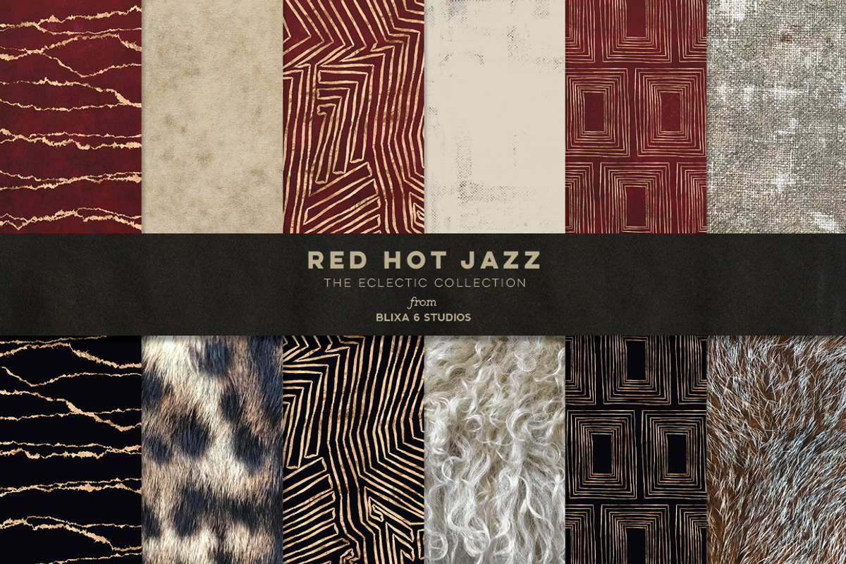 36 Golden Jazz Era Graphics, a Pattern Graphic by Blixa 6 Studios (Photo 7 of 7)