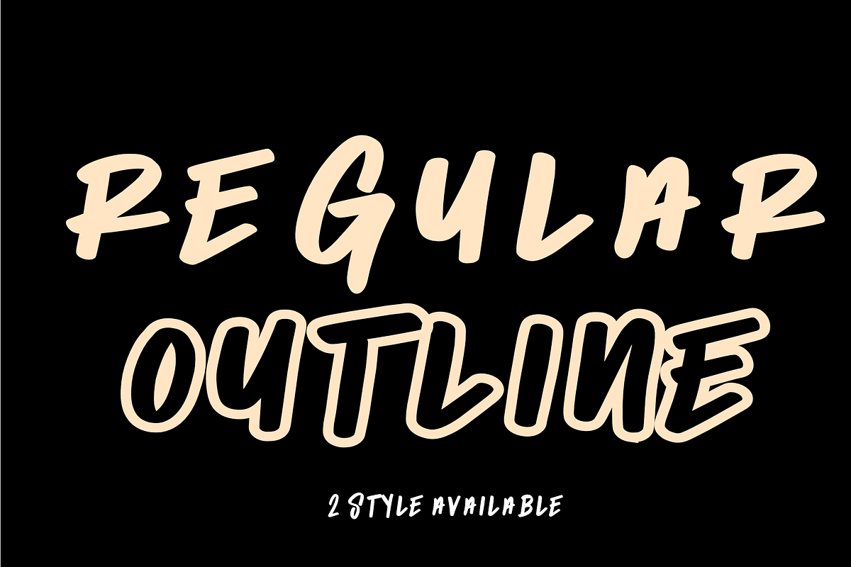 Kopeth - Display Brush Typeface, a Font by zamjumps (Photo 2 of 8)