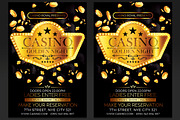 Casino Golden Night Flyer PSD, a Flyer Template by designblends@gmail.com (Thumbnail 1 of 3)