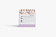 Desk Calendar Photoshop Mockup, a Books & Magazine Mockup by Graphic Deal (Thumbnail 5 of 8)