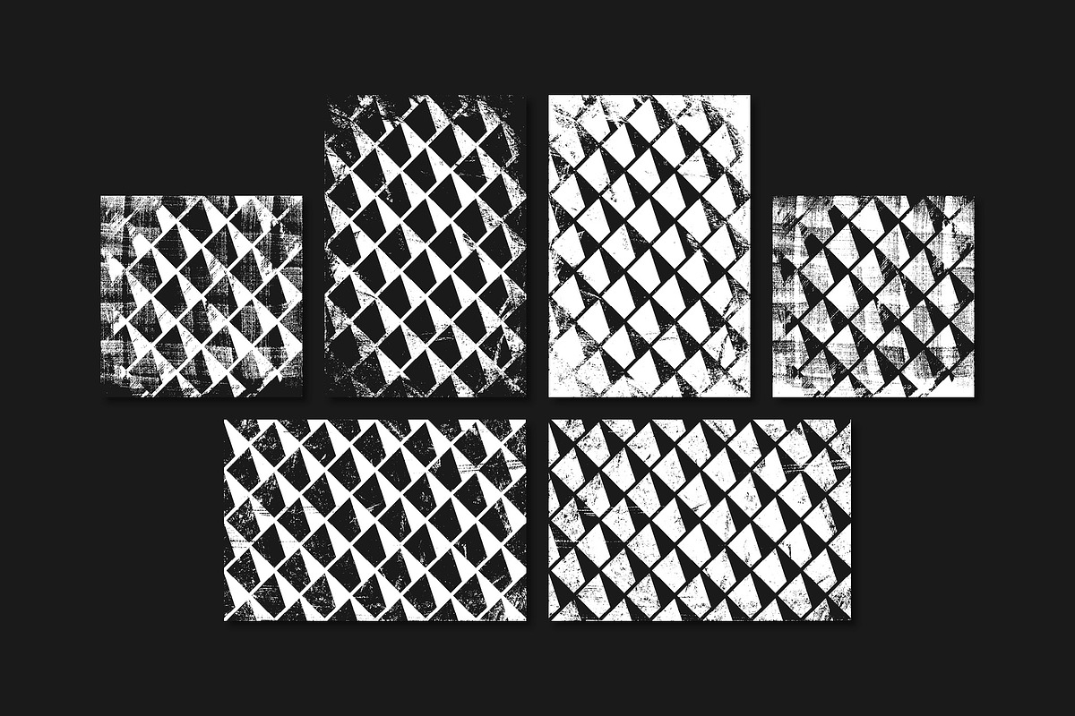 Isometric - 48 Grunge Patterns, a Pattern Graphic by Tustan (Photo 6 of 10)