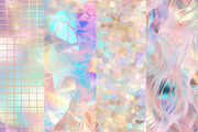 Holographic Foil Digital Papers, a Background Graphic by BonaDesigns (Thumbnail 3 of 4)