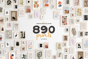 890 Assorted Prints