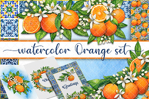 Mediterranean orange set