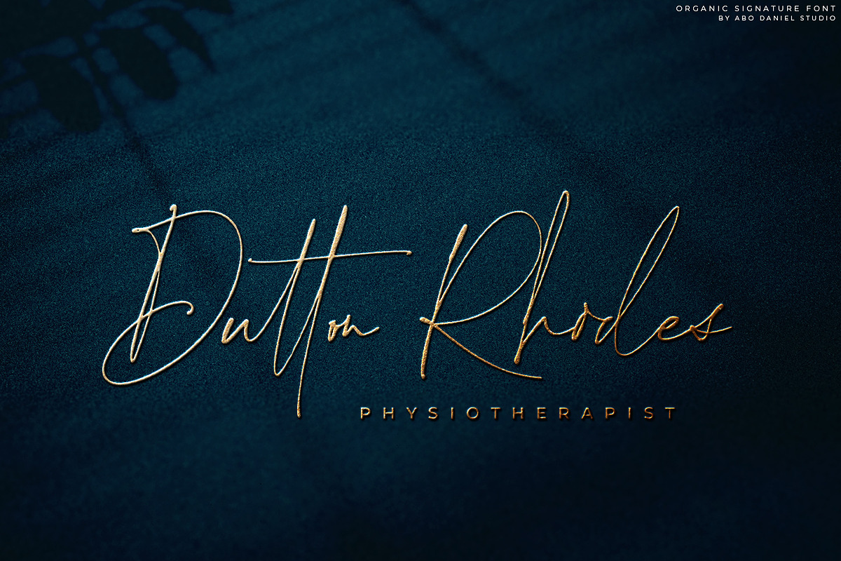 Stanley Elliott, a Handwritten Font by Abo Daniel Studio (Photo 9 of 17)