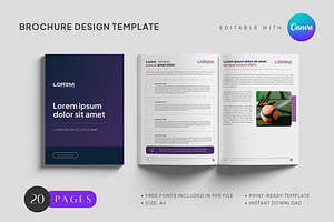 Brochure Design Template, a Marketing Template by CubicSpace