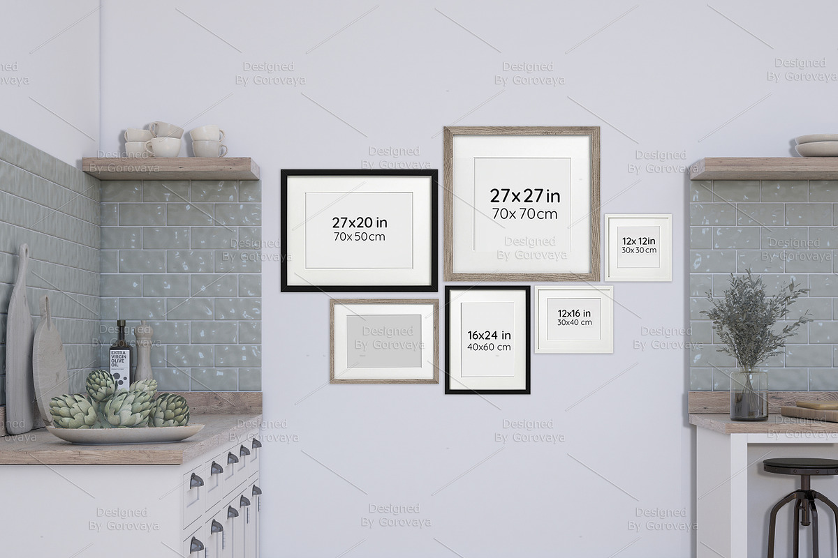 Interior Mockup, Italian Kitchen, a Product Mockup by Designed By Gorovaya (Photo 9 of 9)