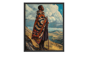Guardian of the Horizon Wall Art, a Person Illustration by PrintablesByFranklyn