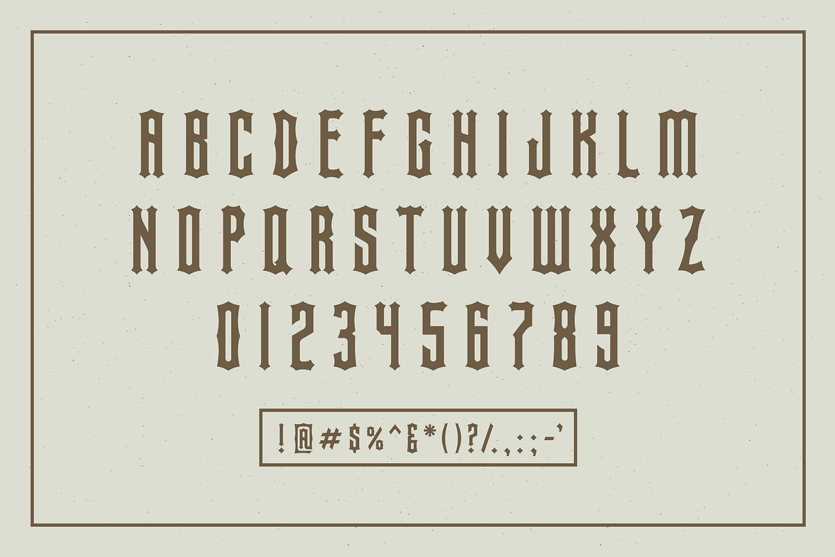 Ehrich Display Typeface preview 2