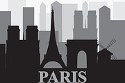Vector set with landmarks of Paris, a Graphic by lycka (Thumbnail 1 of 5)