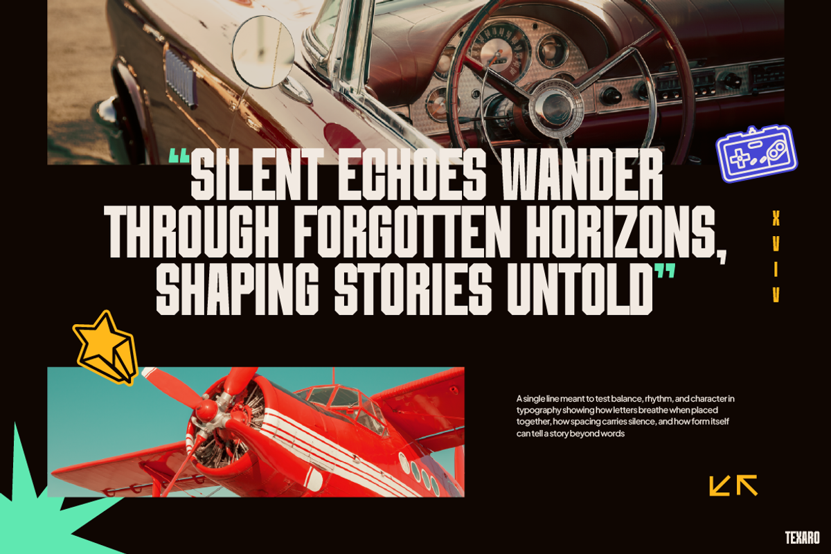 TEXARO, a Font by Pinisi ART (Photo 7 of 10)